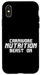 iPhone X/XS Carnivore Nutrition Beast On Protein Diet Strength Case