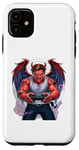 iPhone 11 Battle Scarred Devil Angel Unleashed Power Tee. Case