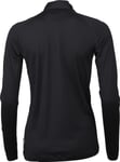 Lundhags Gimmer Merino Lt Half-Zip W Undertøy Bukser Black, L