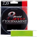 Daiwa Tournament Evo 8 Carrier Braid Line, 77.4lb, 135m, 0.35mm, Chartreuse