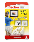 fischer - Fixez des tableaux pour accrocher des tableaux sans trous. Accrochez des tableaux sans clous. Accrochez des clés, accrochez des images, des crochets pour accrocher des tableaux. Utilisez-le