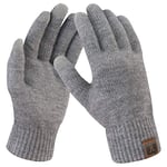 Bequemer Laden Femmes Hiver Chaud Gants Tactiles Thermique Tricot Gants de Travail Cadeau Femme pour Temps Froid avec Doublure Polaire