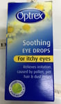 #Optrex Soothing Eye Drops For Itchy Eyes 10ml New FAST AND FREE POSTAGE