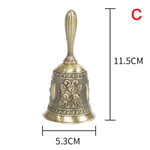 Retro Metalen Tone Hand Bell Hand Held flotte Bruiloft Decoratie - Perfet C