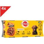 Pedigree - 12 Boîtes en sauce 3 variétés pâtée pour chien 800g (4x3)