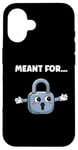 Coque pour iPhone 16 Lock And Key Matching Couple Outfits