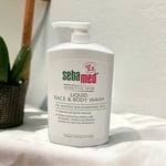 Sebamed Body Wash Liquid Face Body Wash Sensitive Skin Care Moisturising 1L