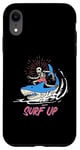 iPhone XR Surf Up Skeleton Surfer Case