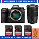 Nikon Z6 III + Z 24-120mm f/4 S + 3 SanDisk 512GB Extreme PRO UHS-II SDXC 300 MB/s + Ebook '20 Techniques pour Réussir vos Photos' - Appareil Photo Hybride Nikon