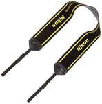 Nikon Neck Strap SLR slr 60mm Width Nikon Logo Wide strap 60 Black x Yellow 6919