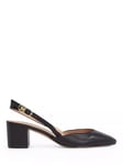 Tommy Hilfiger Leather Court Shoes, Black