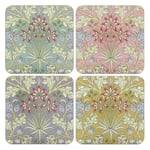 The Leonardo Collection Hyacinth Coasters Set of 4 | Coasters Set For All Modern Kitchen & Offices | Designed By William Morris | Coasters For All Types of Cups & Mugs