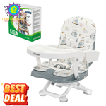 Portable High Chair 6 Months Plus, Lightweight Easy Clean Folding Booster Chair