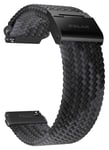 Polar 910111830 Braided Yarn Black Wristband S-L (20mm) - Watch