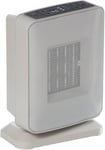 Daewoo 1500W Fan Heater, Ceramic PTC Heater With Adjustable 1500W, White 