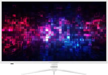 Ecran PC Gaming 39 Pouces 165hz, Moniteur PC Dalle VA, Incurvé Display 3000R, H 400, QHD (2560x1440), 4 ms, 99% sRGB, Display Port & HDMI, FreeSync, Blanc