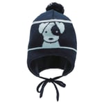 Sterntaler Pom-pom hatt hund marine