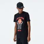 New Era NBA Basketball T-Shirt ~ Chicago Bulls