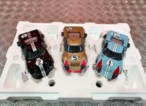 Exoto 1/18 Scale Diecast  Ford GT40 Le Mans Gift Set 1-2-3 Finish 1966 RLG185C2