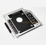 NEW SATA 2nd HDD SSD caddy adapter for Laptops 9.5mm Optical Hard Drive Bay UK