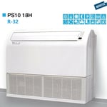 Unical - air conditioner ceiling/floor 18000 btu ps10 18h class a++/a+ gas r-32 new