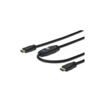 ASSMANN HDMI High Speed with Ethernet - Câble HDMI avec Ethernet - HDMI mâle pour HDMI mâle - 10 m - double blindage - noir