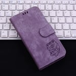 Yhteensopiva Oppo Reno 10 5g kohokuvioidun Cute Tiger Flip Folio -lompakkokotelon korttitaskupidikkeen kannen kanssa