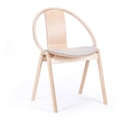 Ton - 313 05 Again Chair Natural Beech Milkyway Powder - Matstolar - Alexander Gufler - Trä/Textilmaterial