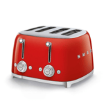 Smeg TSF03RDUK 50`s Style Retro Four Slice Toaster Slice Toaster