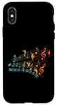 Coque pour iPhone X/XS Dancing On The Notes Of Life Ballerine Dance On Music Partition