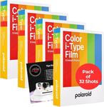 Instant Camera Film Bundle with Polaroid I-Type Color x 32... 