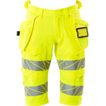 MASCOT®-shorts, långa med hängande fickor hi-vis gul C54