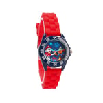 Paw Patrol Red and Blue Childrens Analogue Watch with Silicon Strap