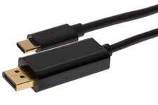 Maplin USB-C to DisplayPort Cable 4K 60Hz Ultra HD, 1.8m