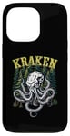 Coque pour iPhone 13 Pro Kraken Cryptozoologie Cryptozoologie Kraken