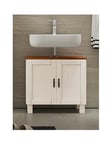 Dorel Home Alby Under Sink Cabinet - White / Honey