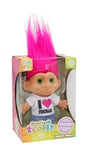 Good Luck Trolls 4" Dolls | I Heart Troll Doll | 80's Glam Fusion | Rainbow Troll Figures | Nostalgic Troll Toys for Best Playtime Fun | Collectible Troll Figures Doll- Fashionable Trolls Toys