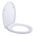 Tailored Bathrooms TIS6101 Omni Quick Release Toilet Seat, White