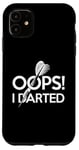 Coque pour iPhone 11 Fléchettes Oops I Darted Darts