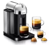 Nespresso Vertuo Capsule Pod Coffee Machine - CHROME- NEW IN ORIGINAL BOX!