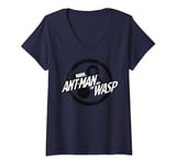 Marvel Ant-Man & The Wasp Pym Tech Film Logo T-Shirt avec Col en V