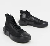 NEW!! Converse All Star Disrupt CX Hi Black/Gunmetal Size UK 3