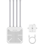 WAVLINK AX1800 WiFi 6 Wireless Outdoor Access Point, Long Range Outdoor Dual Band WiFi Range Extender Weatherproof with Passive/Active POE, Up to 128 Devices, AP/Repeater/Mesh Extender