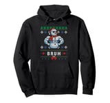 Bruh Snowman Sigma Male Christmas Skibidi Rizzmas X-Mas Pullover Hoodie