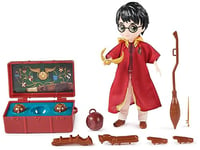 WIZARDING WORLD HARRY POTTER - POUPÉE 20 CM + ACCESSOIRES HARRY POTTER QUIDDITCH - Figurine Harry Potter - Avec 10 Accessoires - Jouet Harry Potter - Harry Potter accessoire - Jouet Enfant 6 ans et +