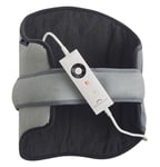 Dreamland Revive Me – Back Heat Pad, Grey, Fast Heat-up, 3-Hour Adjustable Temperature, Auto Safety Shut-Off, Machine Washable, Specifically for Back, Size Adjustable, 61x38cm