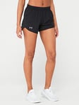UNDER ARMOUR Womens Running Fly By Shorts - Black, Black, Size Xl, Women