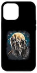 iPhone 14 Pro Max 3 Racoon Moon Howling Raccoon Head For Men Women Kid Racoon Case