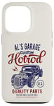 Coque pour iPhone 13 Pro Al's Hotrod Garage Classic Car Custom Al Design