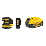 DEWALT DCW210N-XJ Cordless Sander 18V XR Brushless 125mm Bare Unit + DEWALT Battery